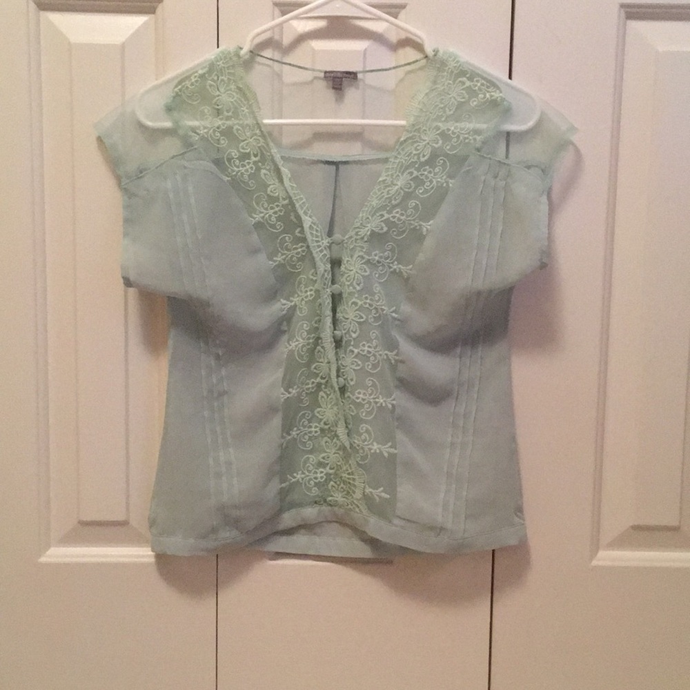 Charlotte Russe sheer top